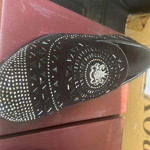 ROYAL SHOES VELVET BLACK SMOKER SHOES